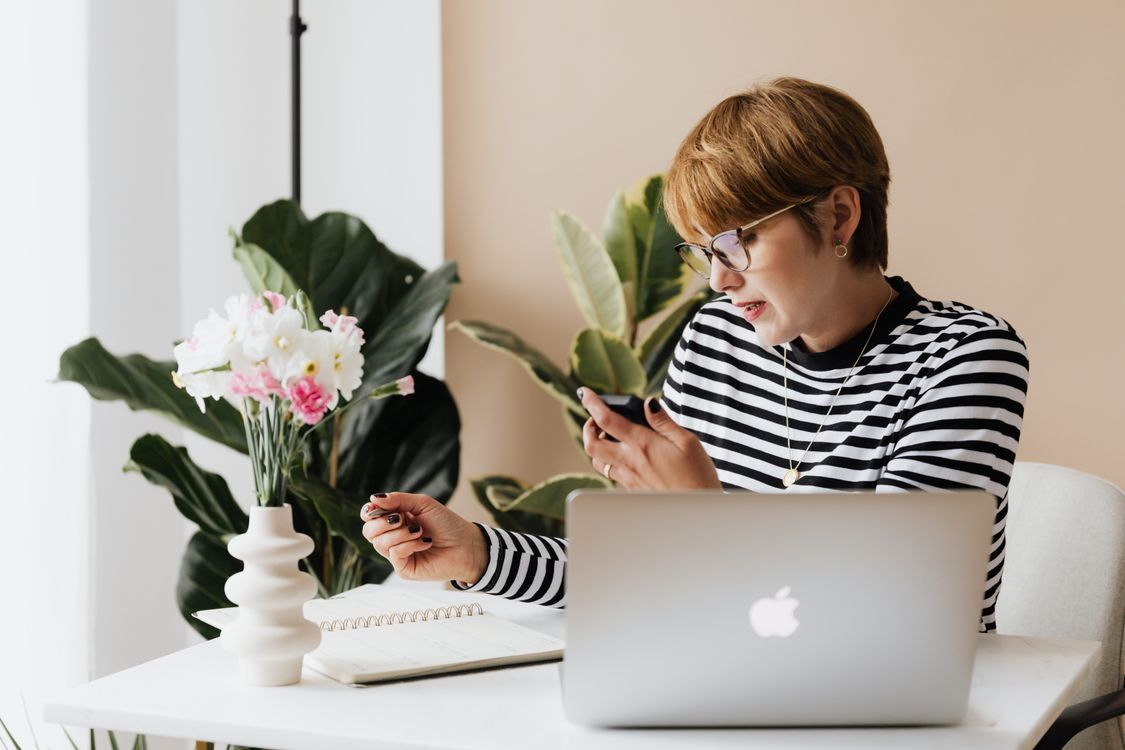 Family talking with a home care advisor about a free in-home care consultation